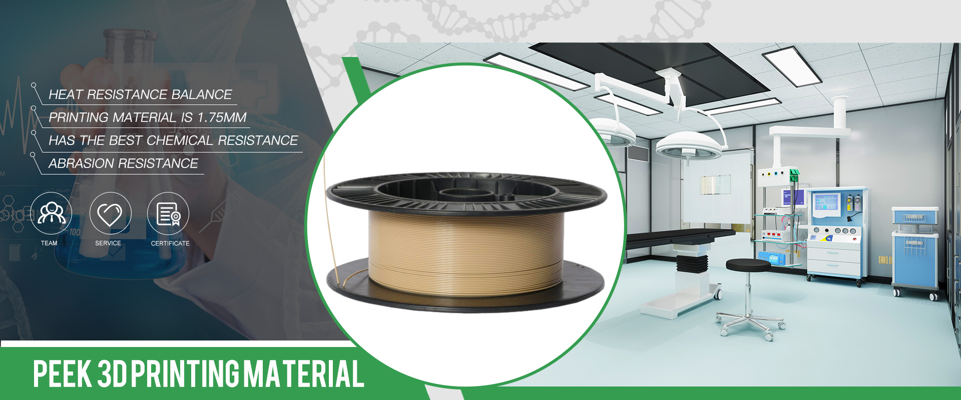 PEEK 3D Printing Filament